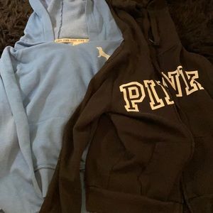 Bundle of two pink VS size extra small hoodies
